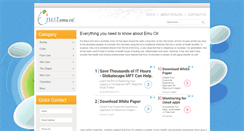 Desktop Screenshot of justemuoil.com