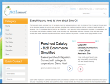 Tablet Screenshot of justemuoil.com
